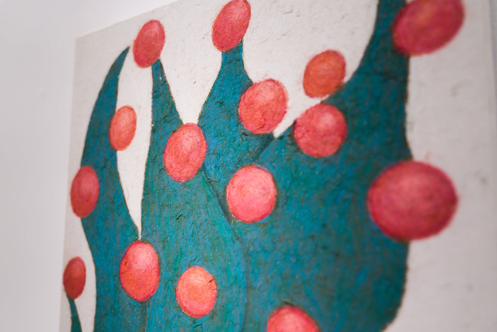 Untitled, NOBUKO WATABIKI, 2019Oil pastel on Japanese paper40.2 × 30.1 cm