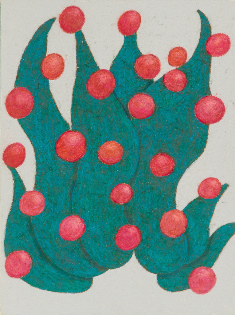 Untitled, NOBUKO WATABIKI, 2019Oil pastel on Japanese paper40.2 × 30.1 cm
