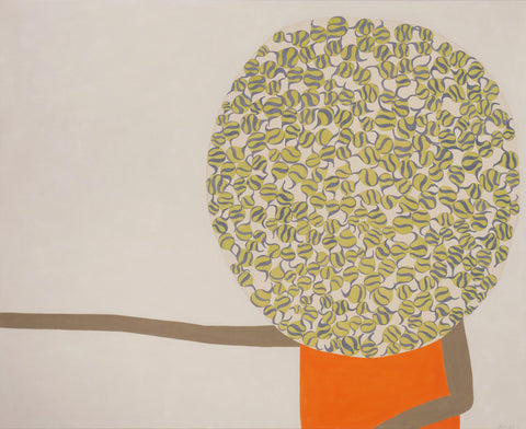 Finden, NOBUKO WATABIKI, 2026Acrylic on canvas110.0 × 135.0 cm