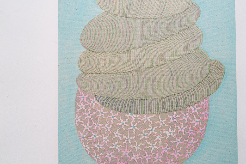 Aufblähen, NOBUKO WATABIKI, 2025Acrylic on canvas50.0 × 40.0 cm