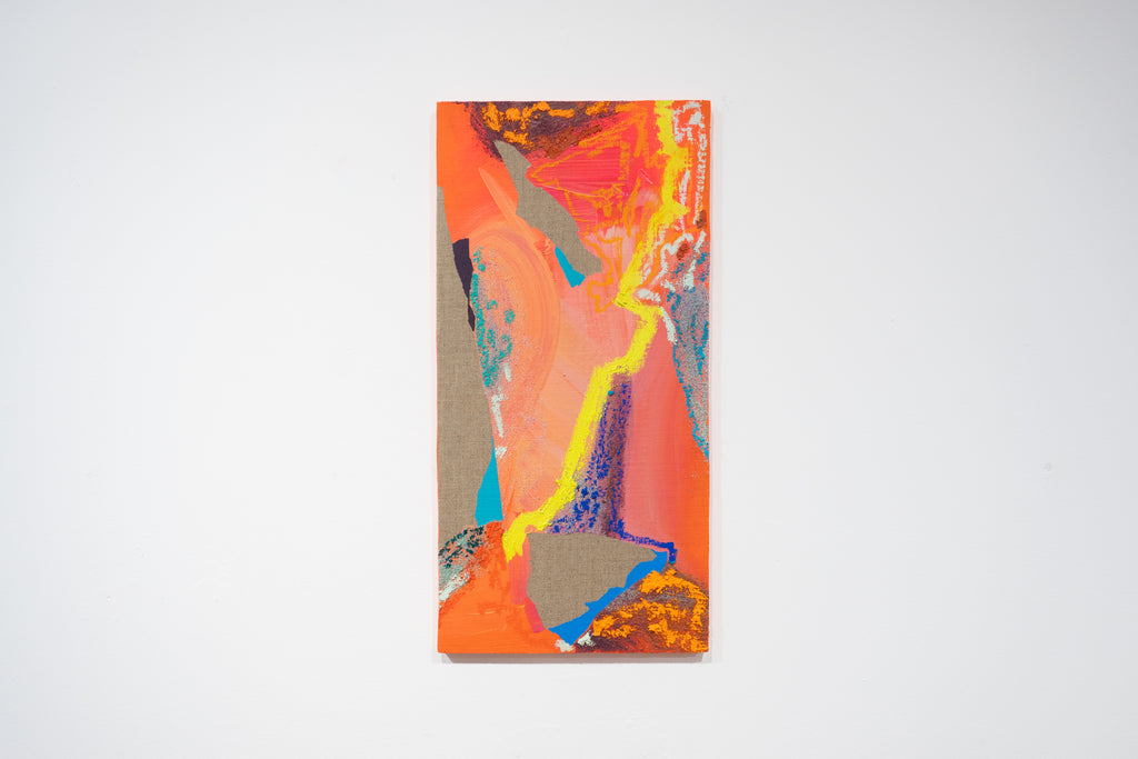 8 for a wish, NURIA MORA, 2025Acrylic, Sand and oil on linen on wood51.0 × 25.0 cm