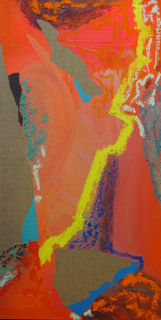 8 for a wish, NURIA MORA, 2025Acrylic, Sand and oil on linen on wood51.0 × 25.0 cm