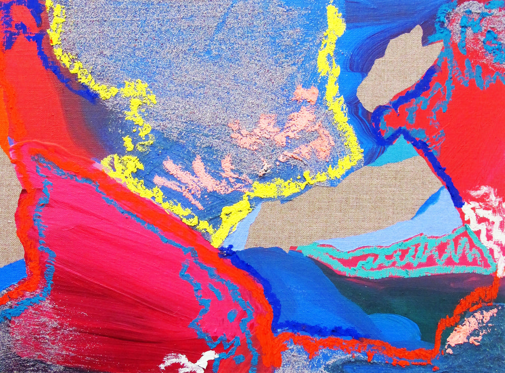 My glorious liberty, still late!, NURIA MORA, 2025Acrylic, Sand and oil on linen on wood28.0 × 40.0 cm