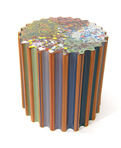 Columna marron, NURIA MORA, 2025Ceramicand enamel24.0 × 24.0 cm
