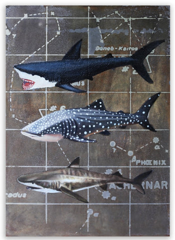 PT Besok Jaya : LAPAN Suit Studies #10, Nurrachmat WIDYASENA, 2016Oil and etching on alumunium100.0 × 70.0 cm