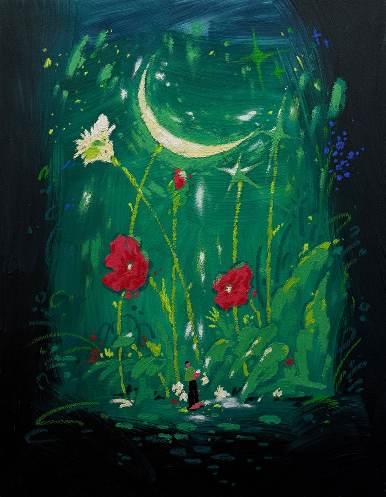 Words That Once Sparkled, Oh Hyuckjin, 2025Mixed media on canvas116.8 × 91.0 cm