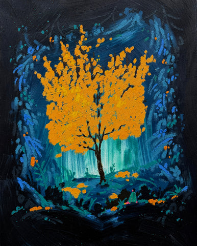 Understanding Winter, Oh Hyuckjin, 2025Mixed media on canvas90.9 × 72.7 cm