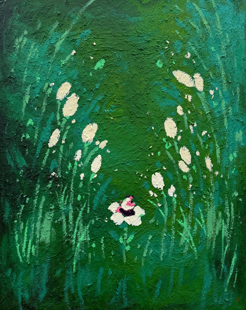 Hug Again, Oh Hyuckjin, 2025Mixed media on canvas90.9 × 72.7 cm