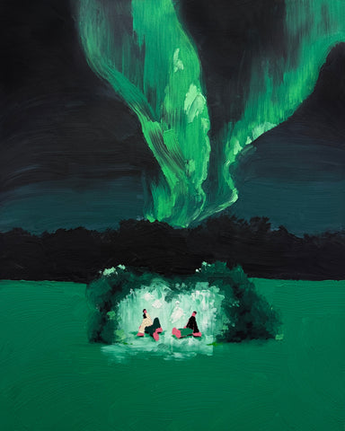 Like an Aurora, Oh Hyuckjin, 2025Mixed media on canvas162.2 × 130.3 cm