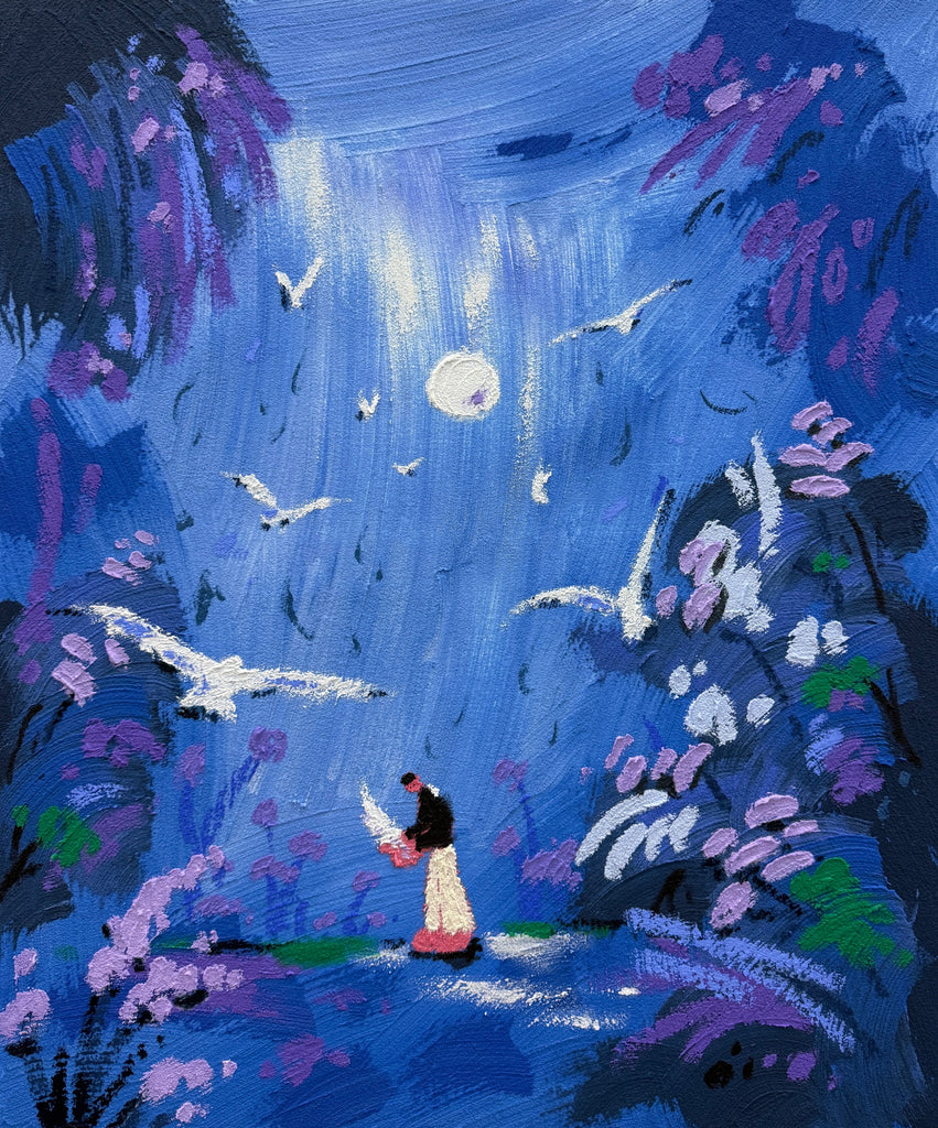 A Gentle Hope, Oh Hyuckjin, 2025Mixed media on canvas72.7 × 60.6 cm