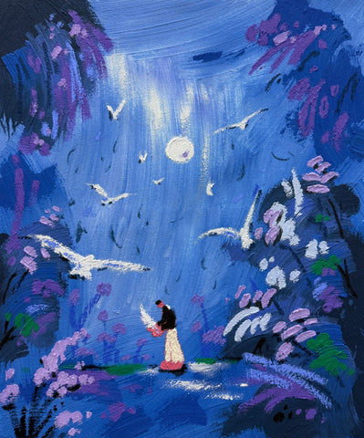 A Gentle Hope, Oh Hyuckjin, 2025Mixed media on canvas72.7 × 60.6 cm