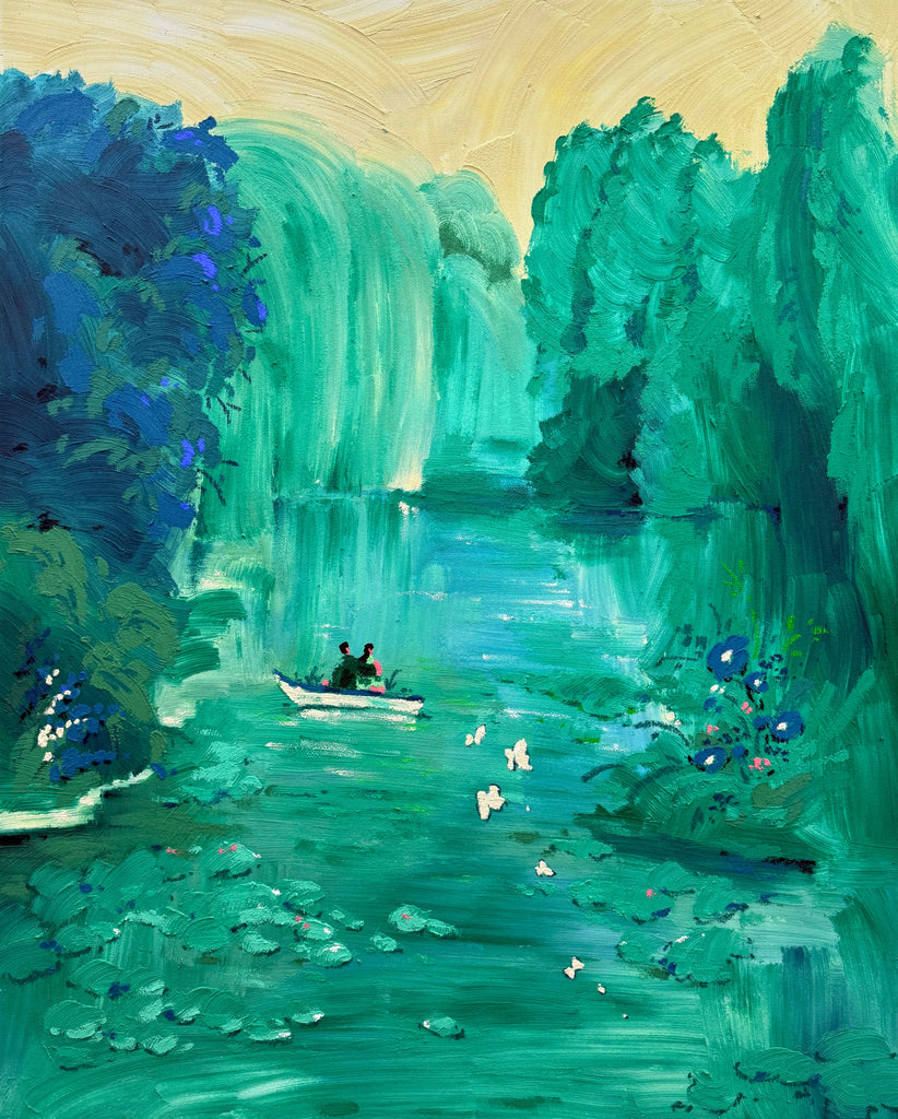 A Normal Afternoon, Oh Hyuckjin, 2025Mixed media on canvas162.2 × 130.3 cm