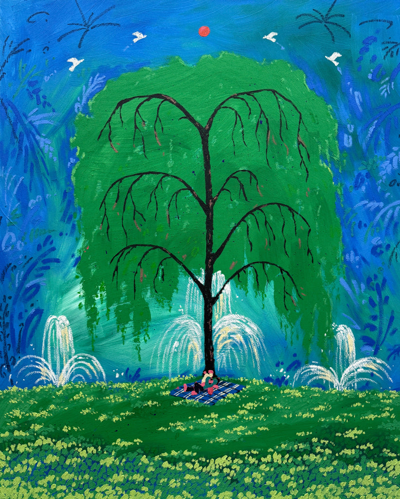 Our Symmetry, Oh Hyuckjin, 2025Mixed media on canvas162.2 × 130.3 cm