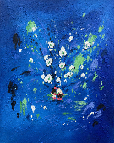 Twenty in Bloom, Oh Hyuckjin, 2025Mixed media on canvas90.9 × 72.7 cm