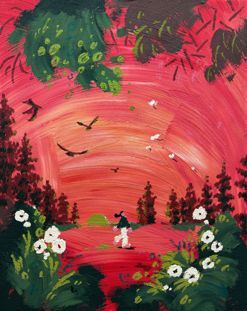 A Heart That Remains, Oh Hyuckjin, 2025Mixed media on canvas90.9 × 72.7 cm