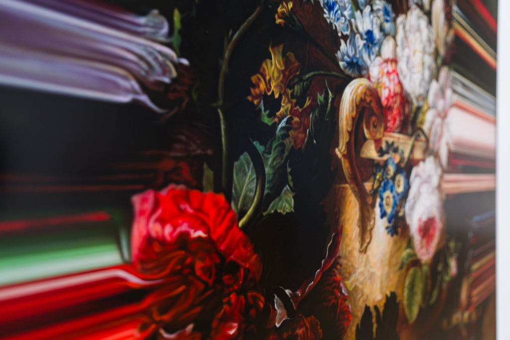 Still Life with Thistle, OLAN VENTURA, 2021Acrylic on canvas162.56 × 121.92 cm
