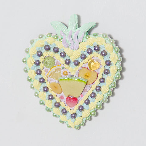 Corazón, OSAMU WATANABE, 2024Mixed media16.0 x 13.0 cm