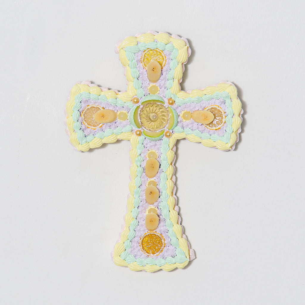 Cross, OSAMU WATANABE, 2024Mixed media23.0 × 18.0 cm