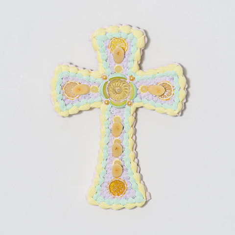 Cross, OSAMU WATANABE, 2024Mixed media23.0 × 18.0 cm