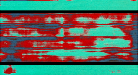Overlaid Series No. 24-130-01, Kim Deok Han, 2024Panel lacquer120.0 × 220.0 × 4.5 cm