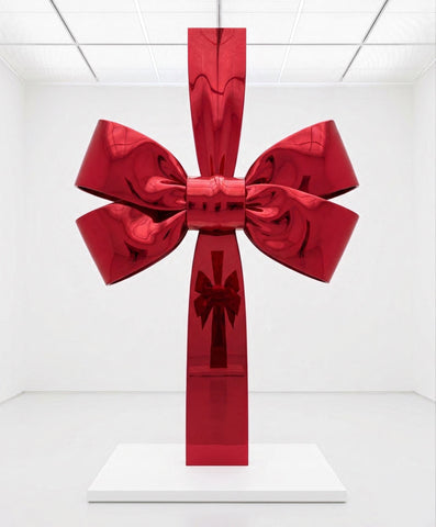 Love Can Happen Anywhere 30, PETER DRAW, 2026Mirror-Polished Stainless Steel Sculpture (Red)198.0 × 300.0 cmEdition of 4