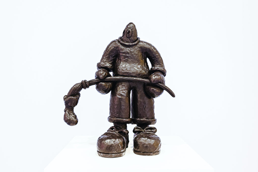 Lobster and Brush, PHILIP COLBERT, 2024Bronze with black patina21.0 × 39.0 × 45.0 cmEdition of 5