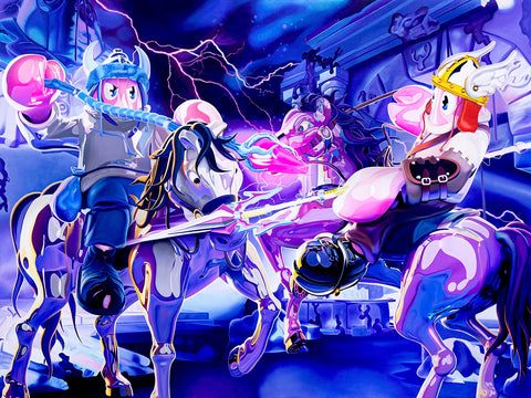 Battle Scene Figure XXIII (from The Lobstar Planet)