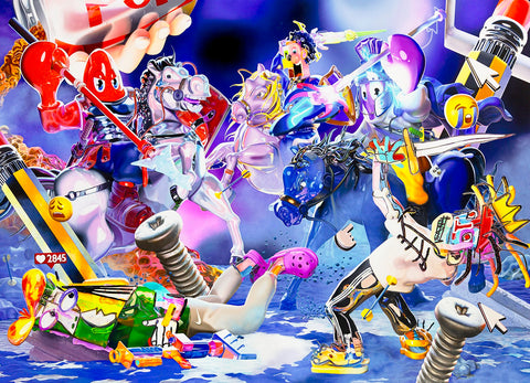 Battle Scene Figure XXVII (from The Lobstar Planet)