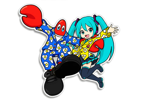 Hatsune Miku x Philip Colbert, PHILIP COLBERT, 2026Oil on shaped canvas97.0 × 90.0 × 5.0 cm