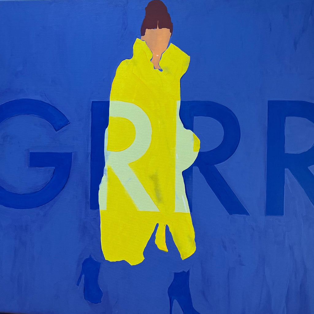 GRRR, REBECCA BERNAU, 2022Acrylic on canvas70.0 × 70.0 cm