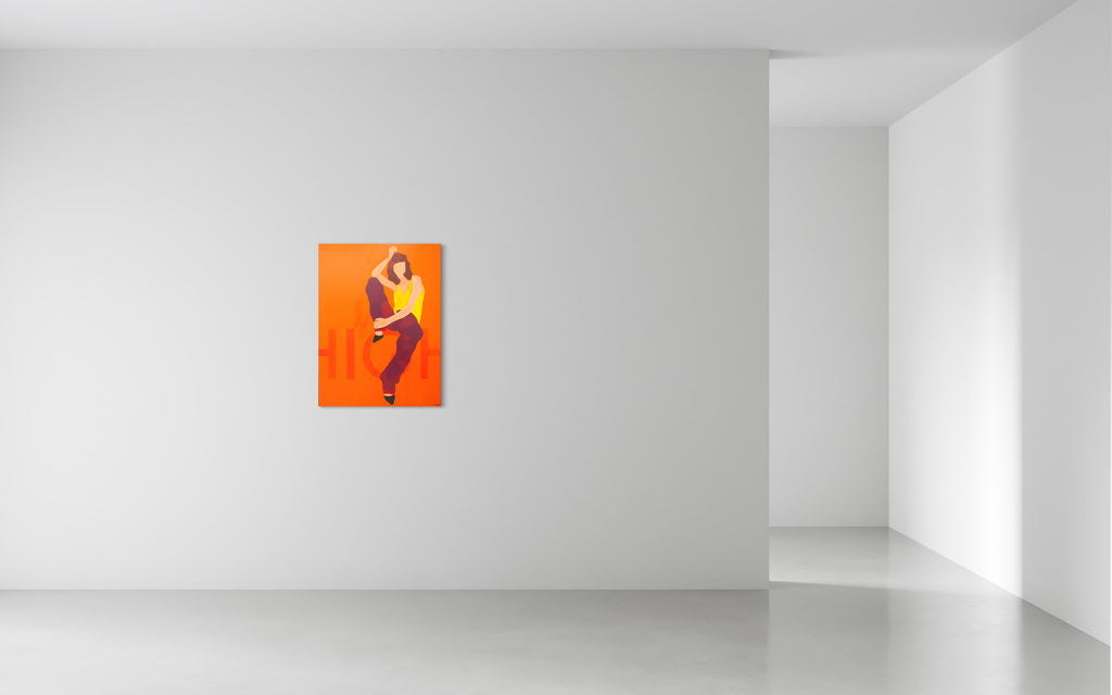 High, REBECCA BERNAU, 2023Acrylic on framed dibond90.0 × 70.0 cm