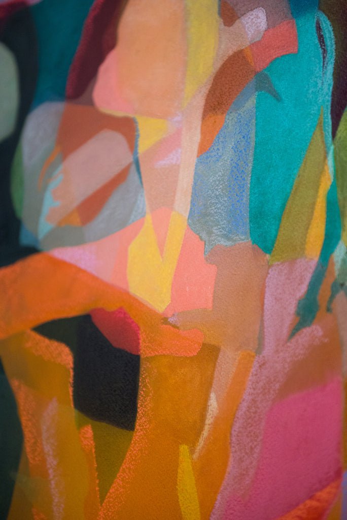 Porcelain, REBECCA BERNAU, 2025Oil and pigment on paper80.0 × 120.0 cm