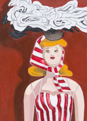 rose, SACHIKO KAMIKI, 2025Acrylic on canvas33.3 × 24.2 cm