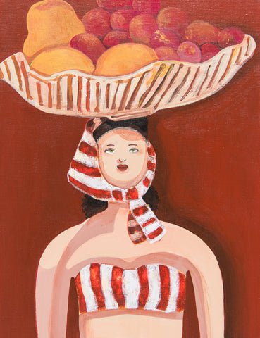 Grapes, SACHIKO KAMIKI, 2025Acrylic on canvas40.9 × 31.8 cm