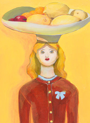 Lemon, SACHIKO KAMIKI, 2025Acrylic on canvas33.3 × 24.2 cm