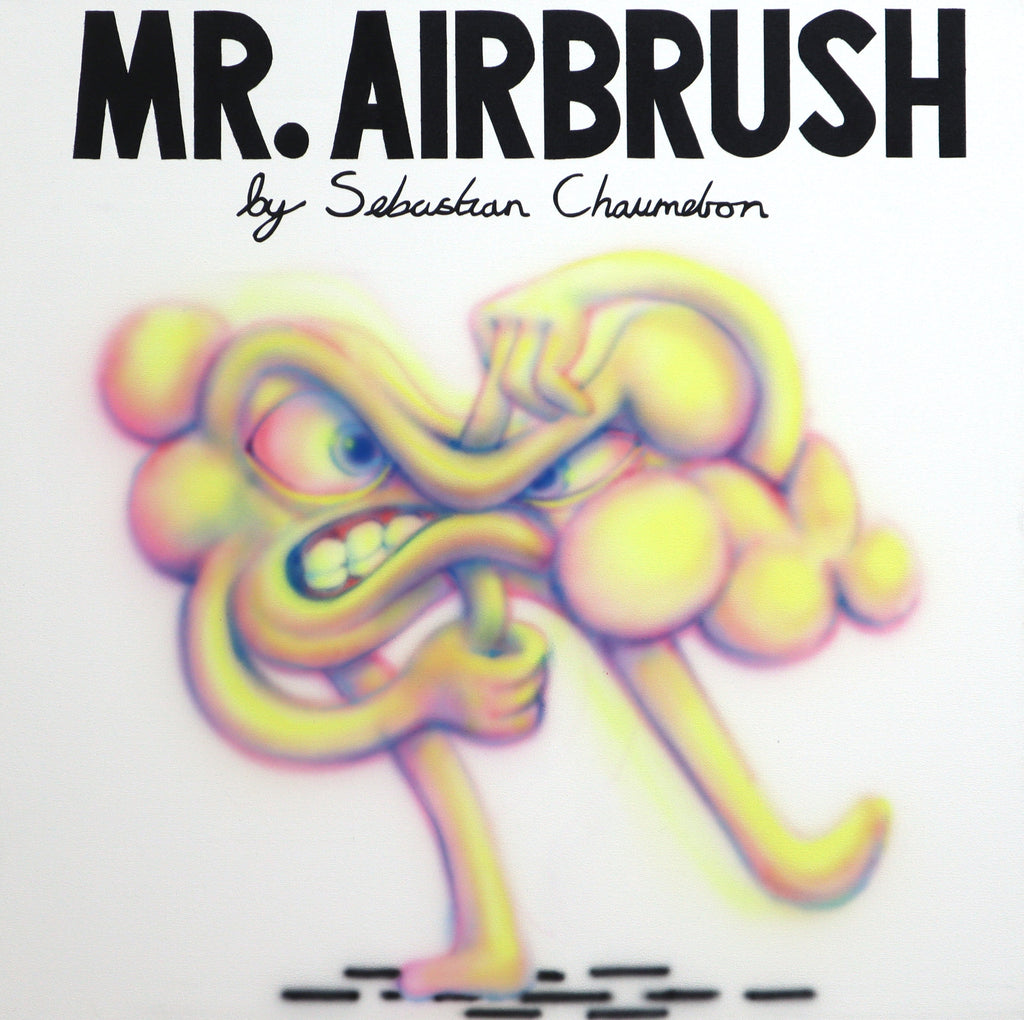 MR. AIRBRUSH, SEBASTIAN CHAUMETON, 2024Acrylic on canvas101.5 × 101.5 × 4.0 cm