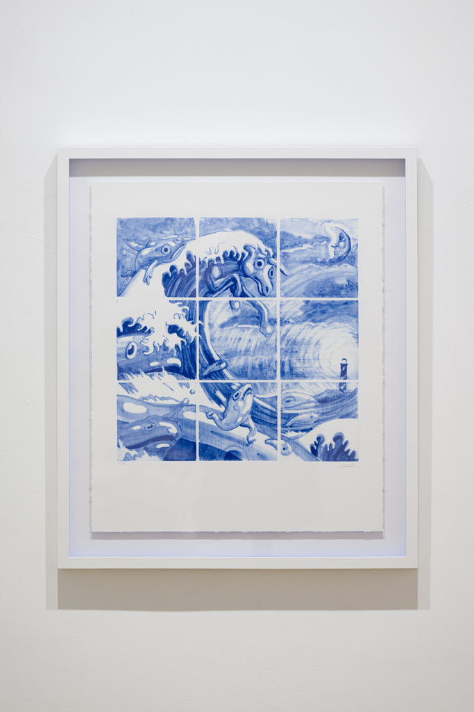 BLUE DREAM 1/100, SEBASTIAN CHAUMETON, 2023Screenprint on paper59.4 × 49.5 cm
