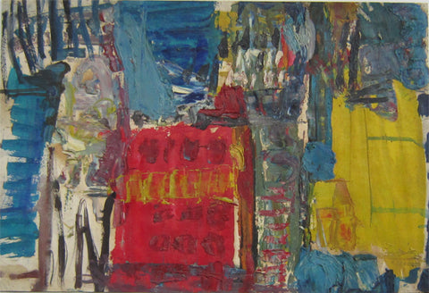 Work GAS-2, SENKICHIRO NASAKA, 1958Oil on paper33.5 × 50.0 cm
