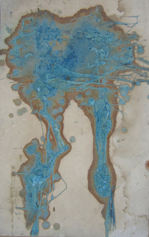 Work GAS-7, SENKICHIRO NASAKA, 1960Mixedmedia on paper52.0 × 33.0 cm
