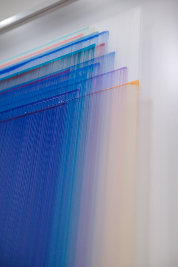 Layered Painting P50-1, SEUNGTAIK JANG, 2026Acrylic on plexiglas123.0 × 78.0 cm