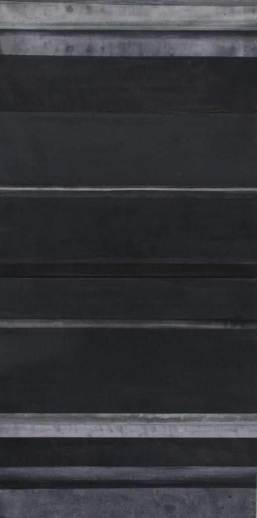 Gradation of Ink 2023-7, SHIHO FUJIWARA, 2023Collage and ink on Japanese paper194.5 × 97.0 cm