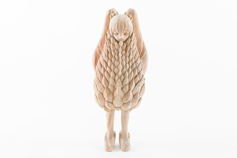 gekirin clothes Miku Hatsune Ver., SHINYA NAGASHIMA, 2026Camphor wood carving23.0 × 15.0 × 56.0 cm