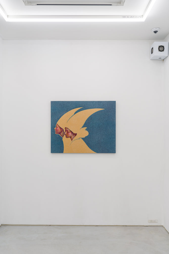 Moon Fairy - At the Togenkan, SHIZUKA ANDO, 2025Ink, Suihi, Mineral pigment, Tengujo paper on silk art cloth72.7 × 91.0 cm