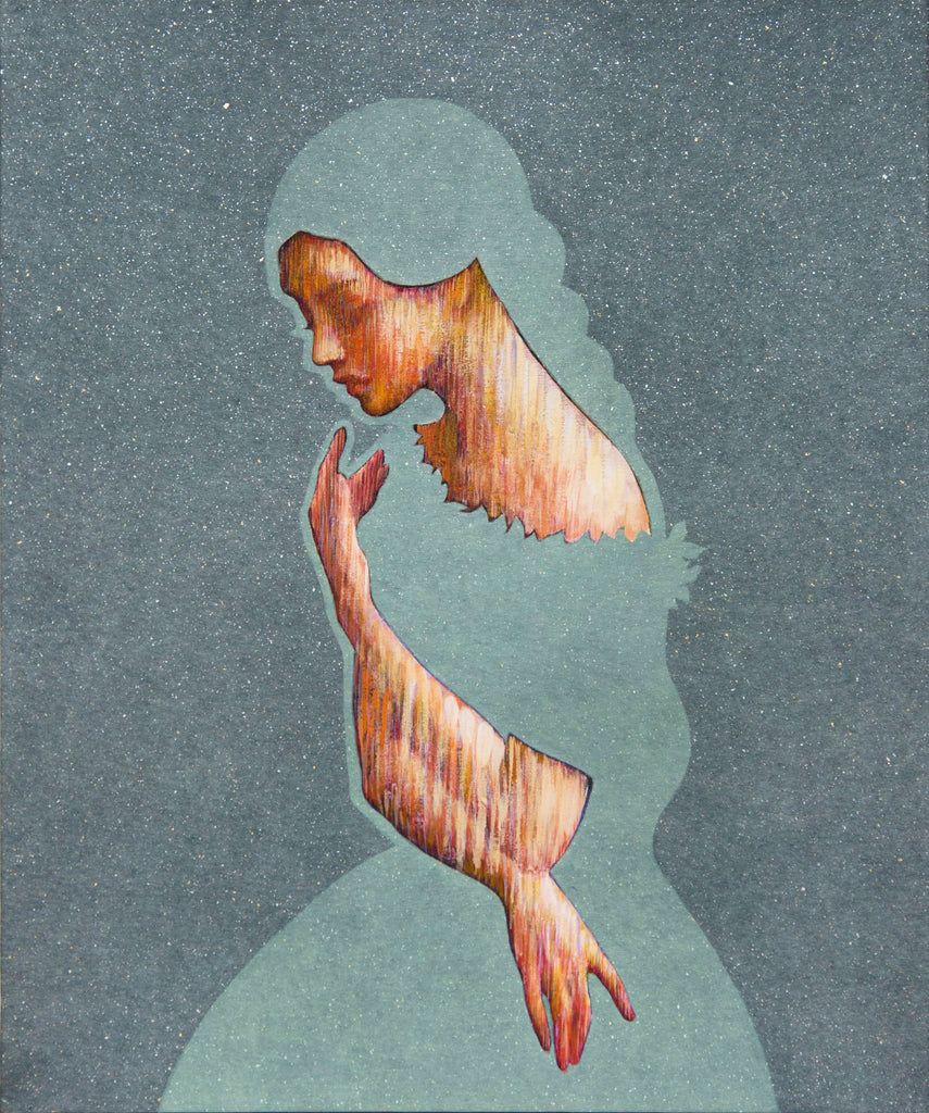 Because Dreams Are Meant to Be Seen Alone Ⅰ, SHIZUKA ANDO, 2025Acrylic, Mineral pigment, Tengujo paper on canvas72.7 × 61.0 cm