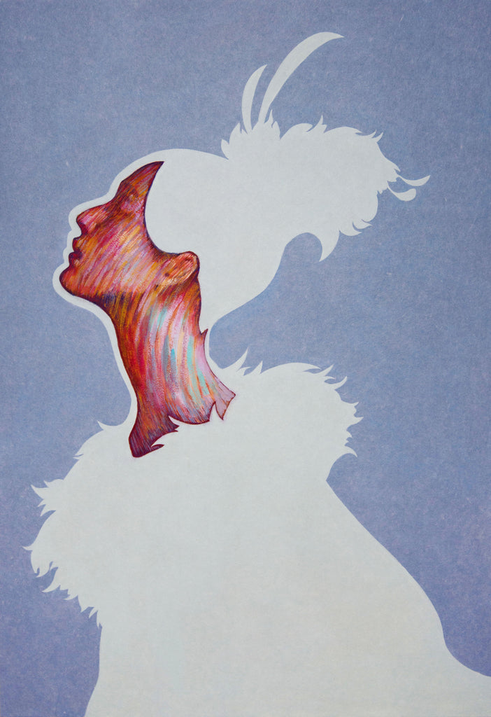 Radiance I, SHIZUKA ANDO, 2025Acrylic, Mineral pigment, Tengujo paper on kochi hemp paper116.7 × 80.3 cm