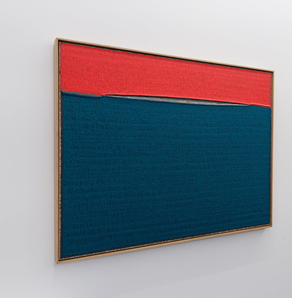 Pile Up & Rub Interstice (10-05), SOONIK KWON, 2021Mixed media on canvas, frame91.0 × 116.0 cm