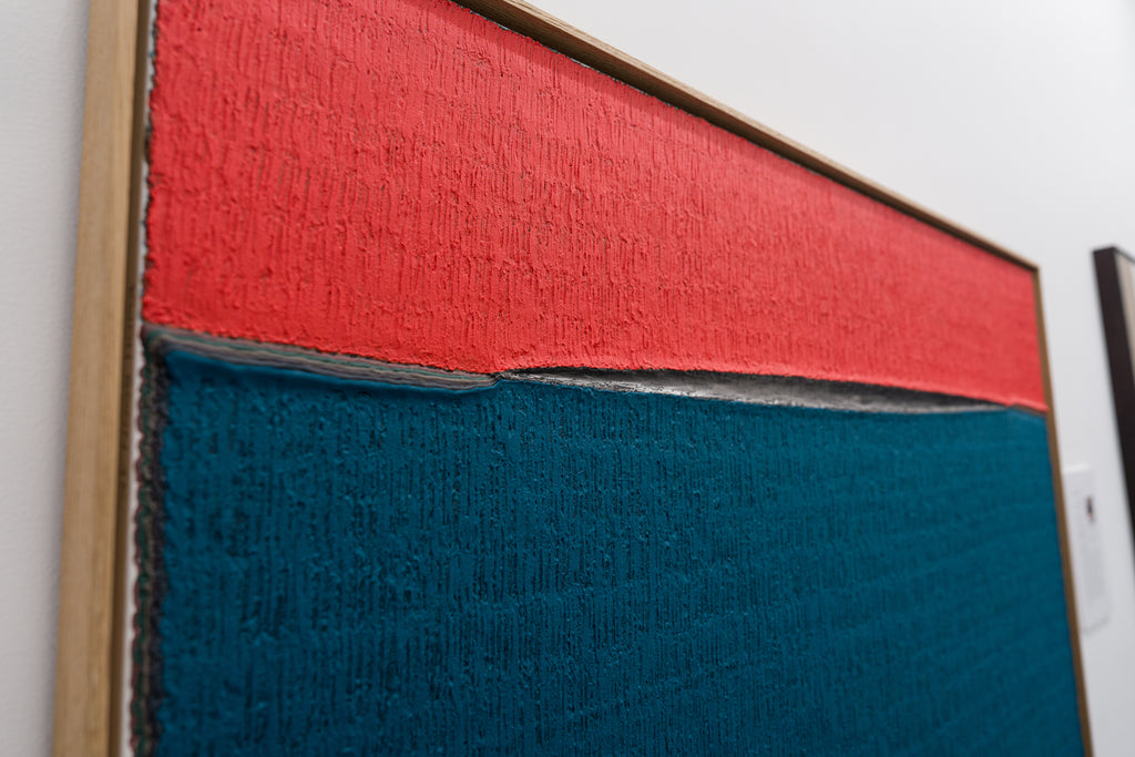 Pile Up & Rub Interstice (10-05), SOONIK KWON, 2021Mixed media on canvas, frame91.0 × 116.0 cm