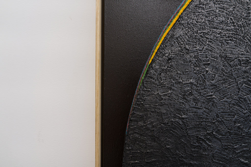 Pile up & Rub - Feeling (04-03), SOONIK KWON, 2022Mixed media on canvas, frame120.0 × 120.0 cm