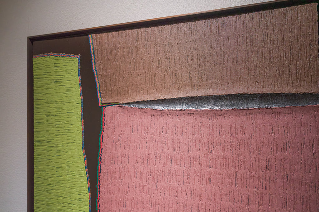 Interstice-Pile up & Rub (2-03), SOONIK KWON, 2026Mixed media on canvas90.9 × 72.7 cm