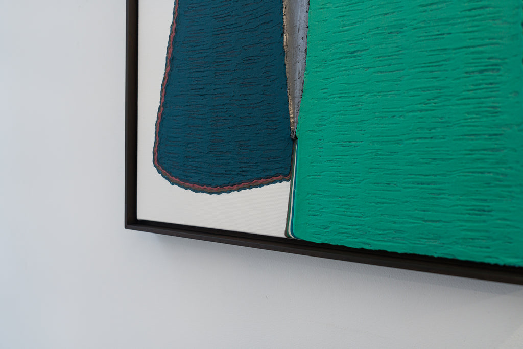 Interstice-Pile up & Rub (7-06), SOONIK KWON, 2026Mixed media on canvas53.0 × 45.5 cm